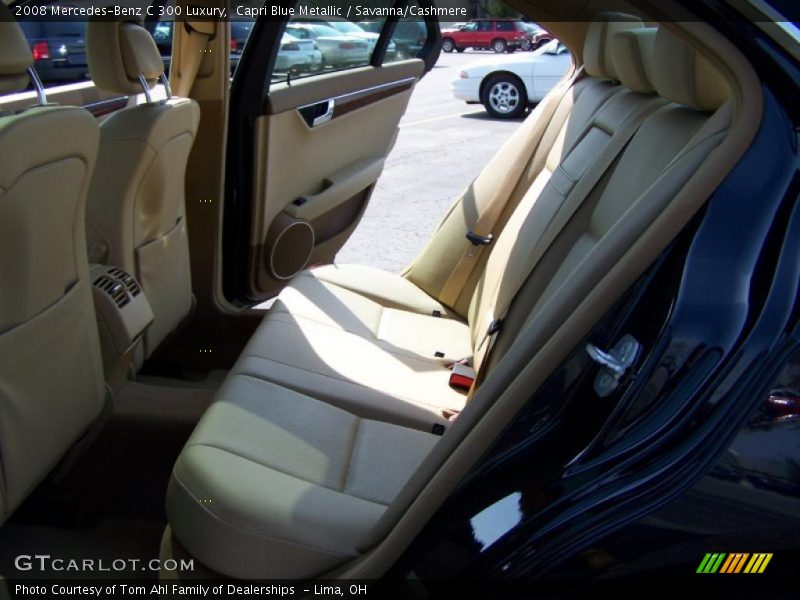 Capri Blue Metallic / Savanna/Cashmere 2008 Mercedes-Benz C 300 Luxury