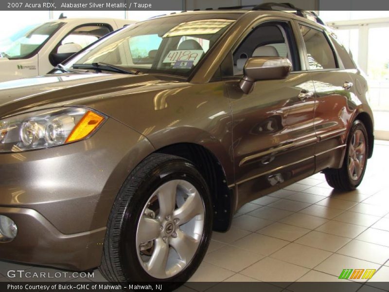 Alabaster Silver Metallic / Taupe 2007 Acura RDX