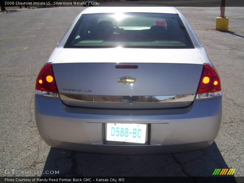 Silverstone Metallic / Gray 2008 Chevrolet Impala LS