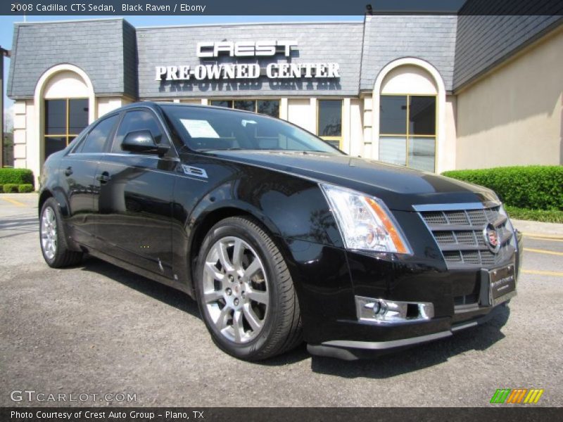 Black Raven / Ebony 2008 Cadillac CTS Sedan