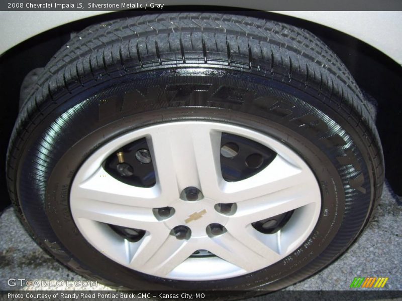 Silverstone Metallic / Gray 2008 Chevrolet Impala LS