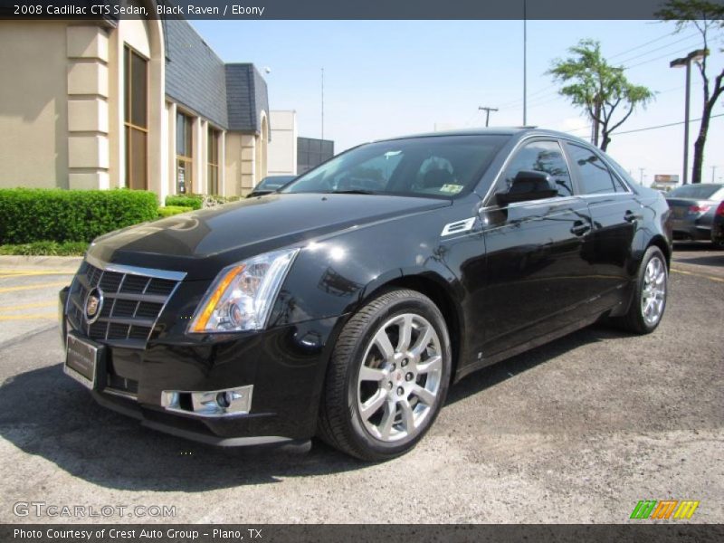 Black Raven / Ebony 2008 Cadillac CTS Sedan