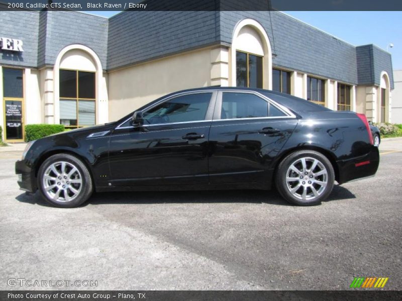 Black Raven / Ebony 2008 Cadillac CTS Sedan