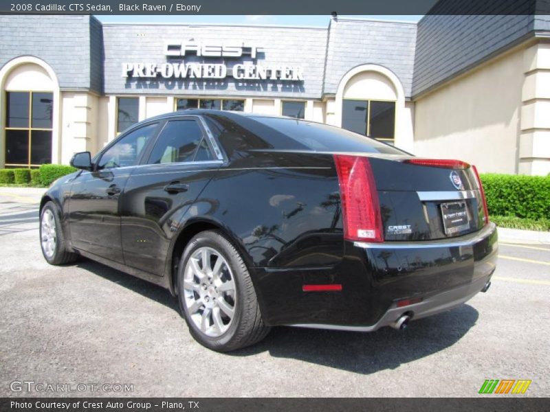 Black Raven / Ebony 2008 Cadillac CTS Sedan