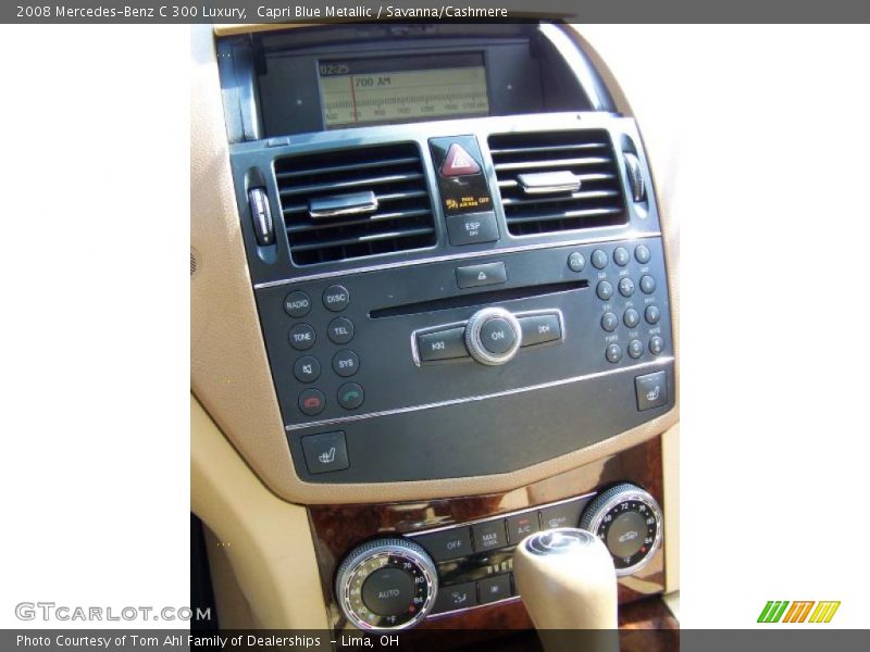 Capri Blue Metallic / Savanna/Cashmere 2008 Mercedes-Benz C 300 Luxury