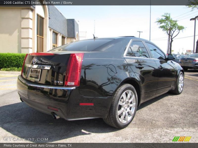 Black Raven / Ebony 2008 Cadillac CTS Sedan