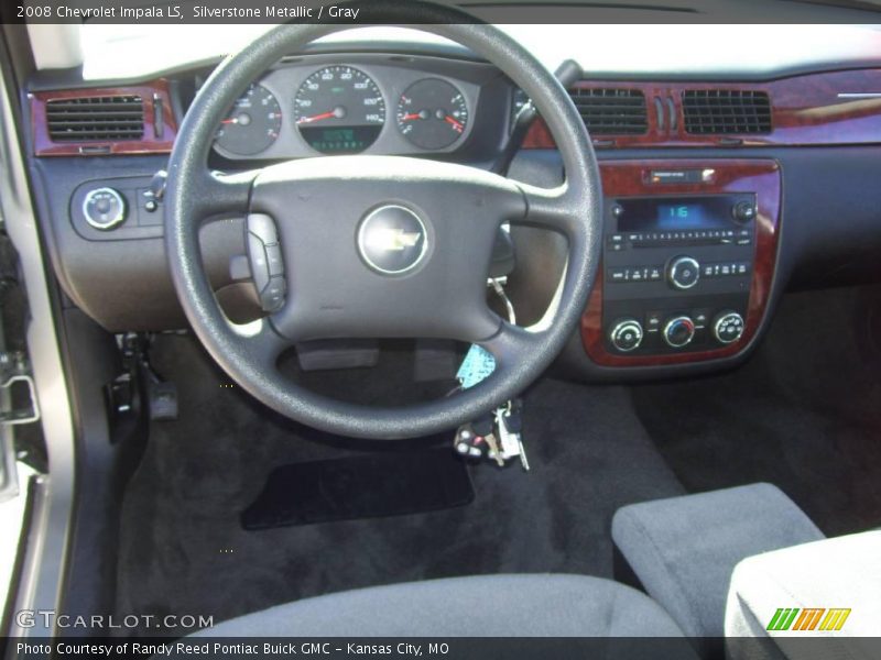 Silverstone Metallic / Gray 2008 Chevrolet Impala LS
