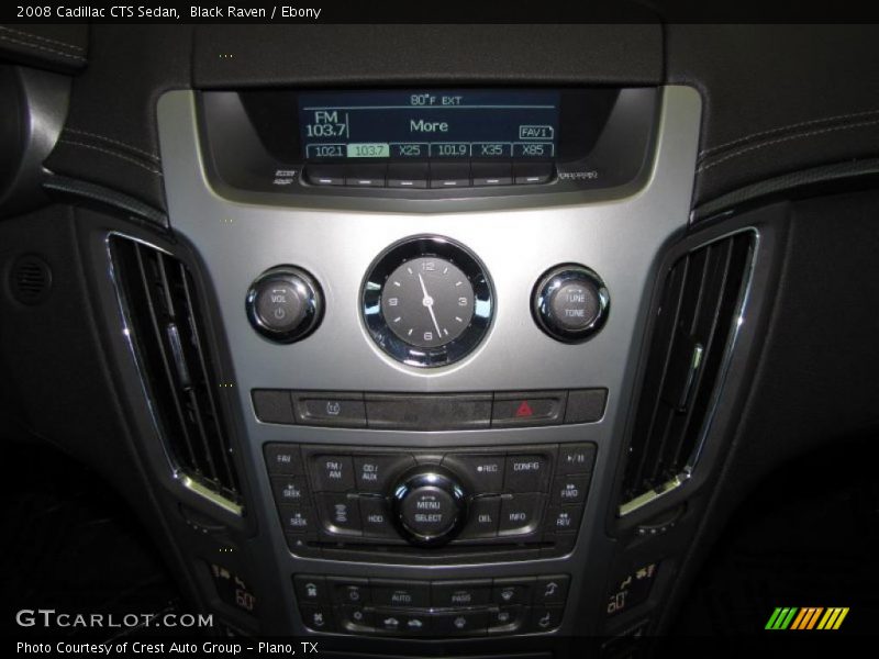 Black Raven / Ebony 2008 Cadillac CTS Sedan