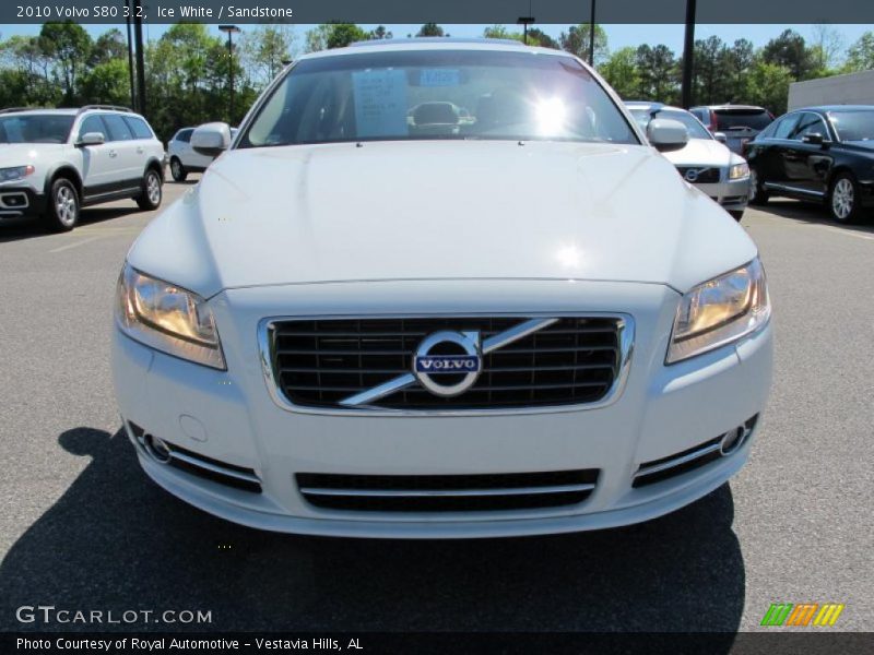 Ice White / Sandstone 2010 Volvo S80 3.2
