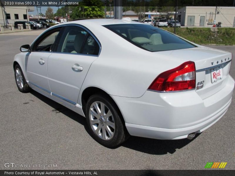 Ice White / Sandstone 2010 Volvo S80 3.2