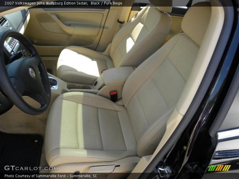 Black / Pure Beige 2007 Volkswagen Jetta Wolfsburg Edition Sedan