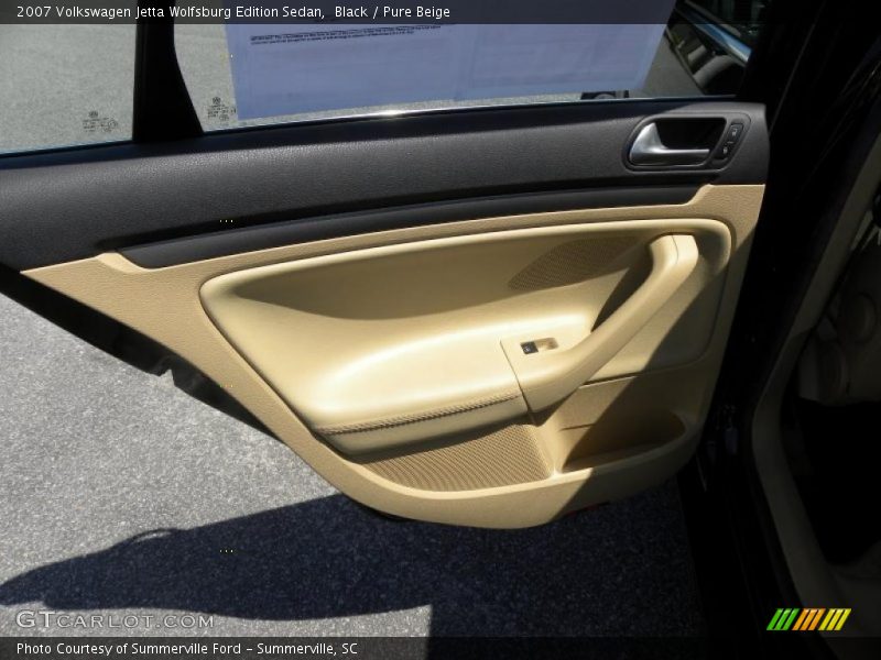 Black / Pure Beige 2007 Volkswagen Jetta Wolfsburg Edition Sedan