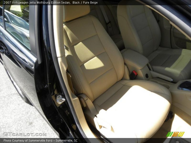 Black / Pure Beige 2007 Volkswagen Jetta Wolfsburg Edition Sedan