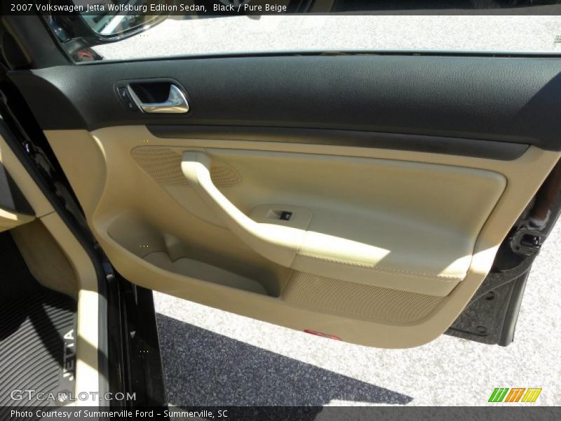 Black / Pure Beige 2007 Volkswagen Jetta Wolfsburg Edition Sedan