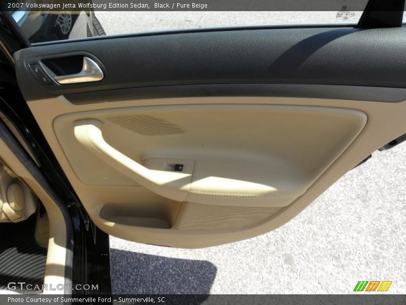 Black / Pure Beige 2007 Volkswagen Jetta Wolfsburg Edition Sedan