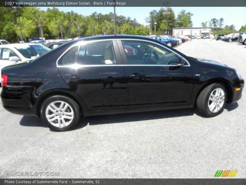 Black / Pure Beige 2007 Volkswagen Jetta Wolfsburg Edition Sedan