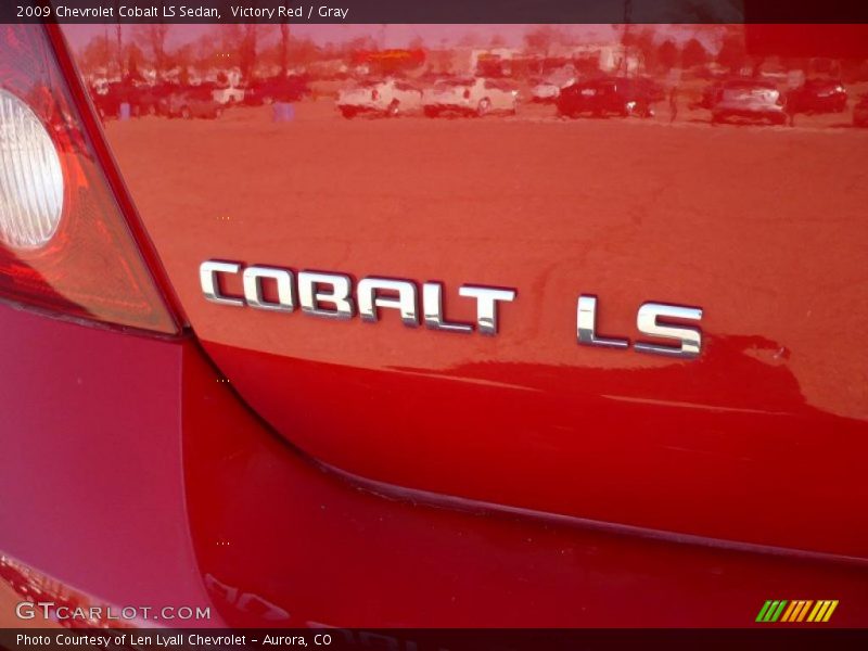 Victory Red / Gray 2009 Chevrolet Cobalt LS Sedan