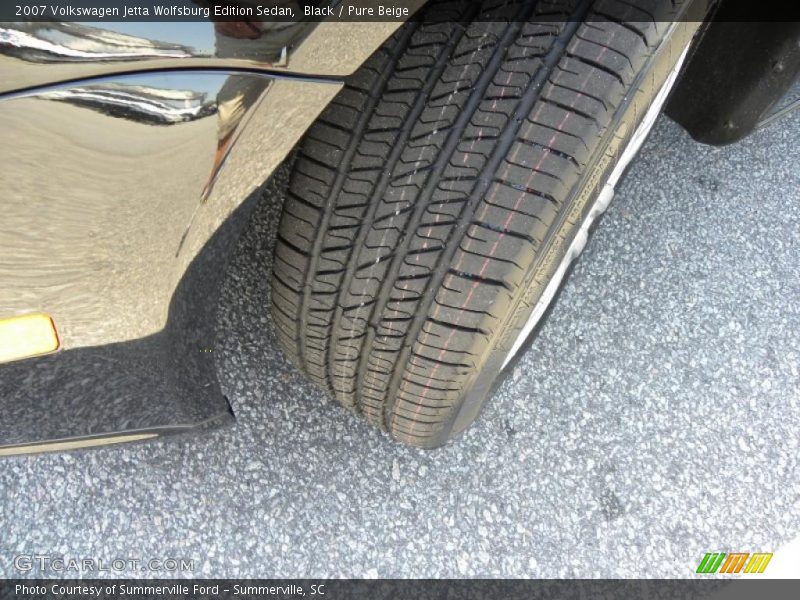 Black / Pure Beige 2007 Volkswagen Jetta Wolfsburg Edition Sedan