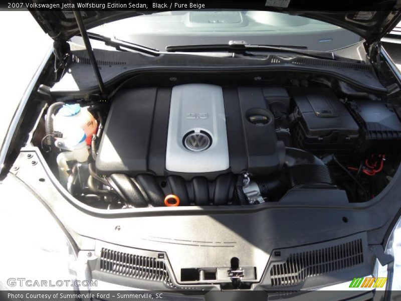 Black / Pure Beige 2007 Volkswagen Jetta Wolfsburg Edition Sedan