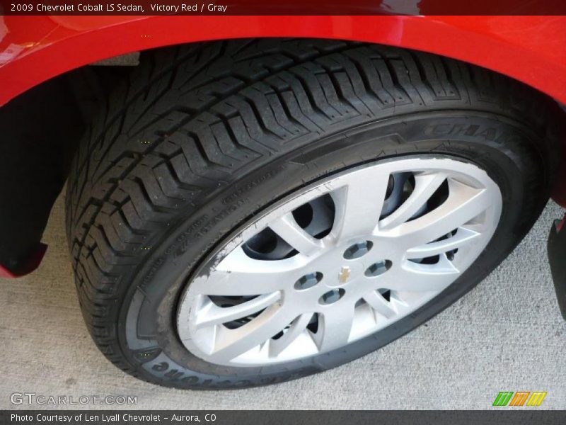 Victory Red / Gray 2009 Chevrolet Cobalt LS Sedan