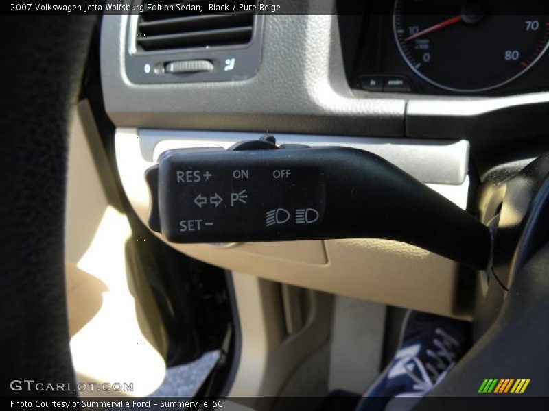 Black / Pure Beige 2007 Volkswagen Jetta Wolfsburg Edition Sedan