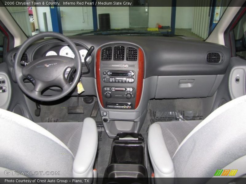 Inferno Red Pearl / Medium Slate Gray 2006 Chrysler Town & Country