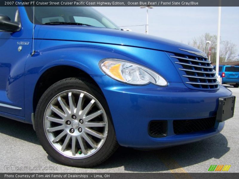 Ocean Blue Pearl / Pastel Slate Gray/Blue 2007 Chrysler PT Cruiser Street Cruiser Pacific Coast Highway Edition