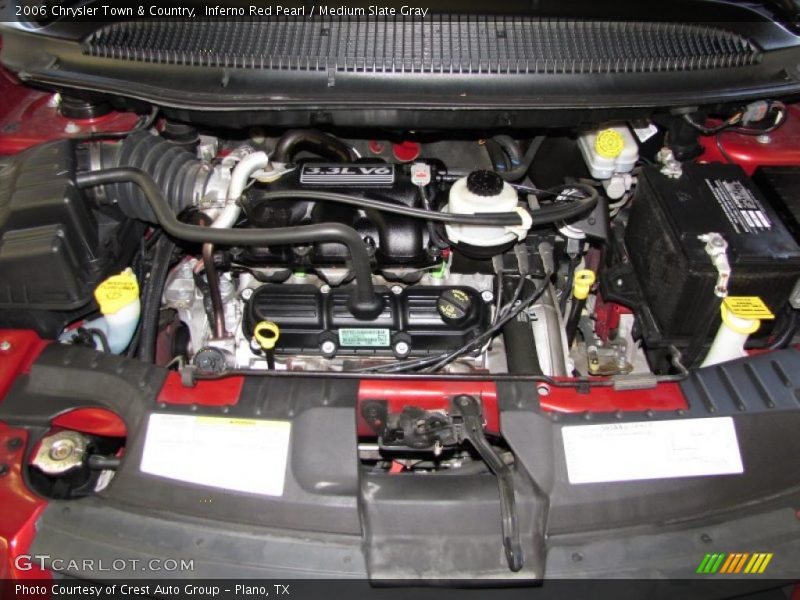 Inferno Red Pearl / Medium Slate Gray 2006 Chrysler Town & Country
