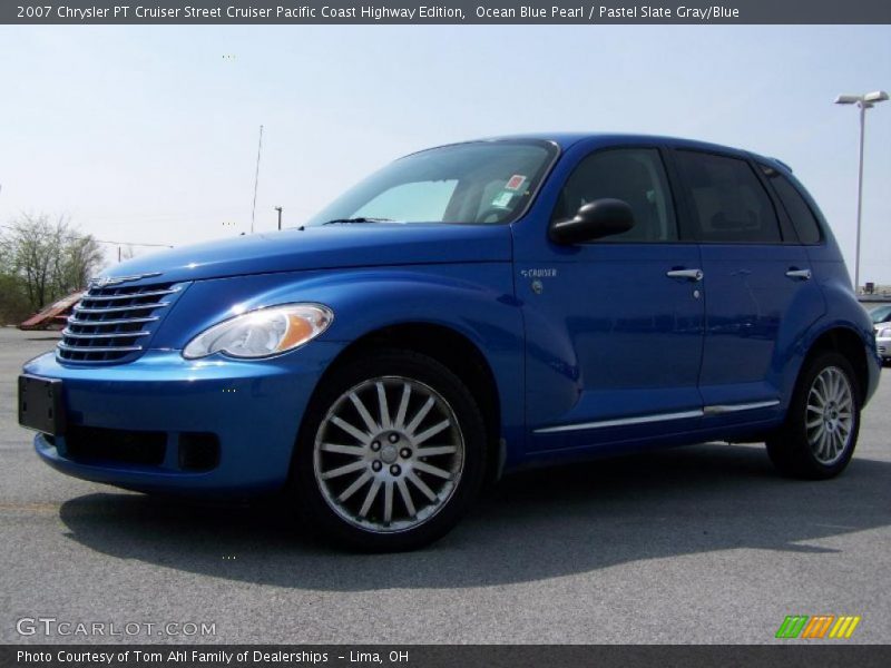 Ocean Blue Pearl / Pastel Slate Gray/Blue 2007 Chrysler PT Cruiser Street Cruiser Pacific Coast Highway Edition