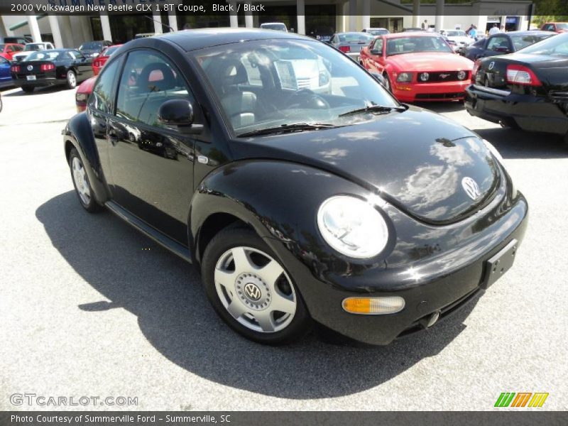 Black / Black 2000 Volkswagen New Beetle GLX 1.8T Coupe