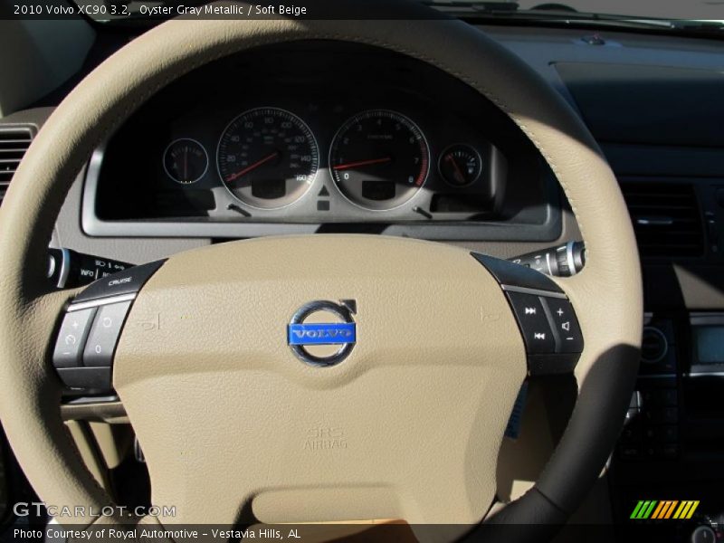 Oyster Gray Metallic / Soft Beige 2010 Volvo XC90 3.2