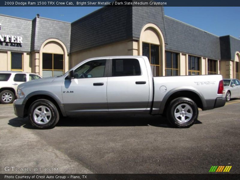 Bright Silver Metallic / Dark Slate/Medium Graystone 2009 Dodge Ram 1500 TRX Crew Cab