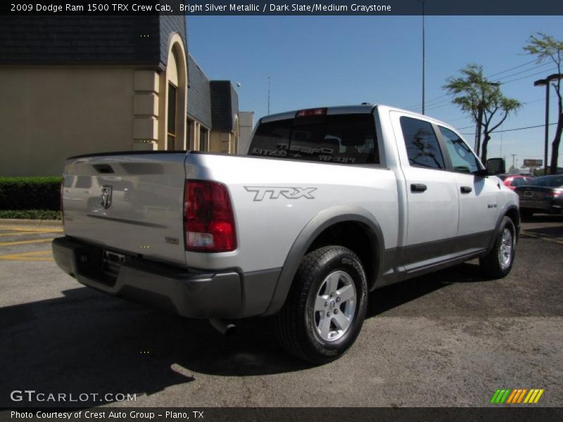 Bright Silver Metallic / Dark Slate/Medium Graystone 2009 Dodge Ram 1500 TRX Crew Cab