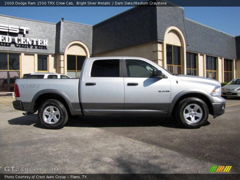 Bright Silver Metallic / Dark Slate/Medium Graystone 2009 Dodge Ram 1500 TRX Crew Cab