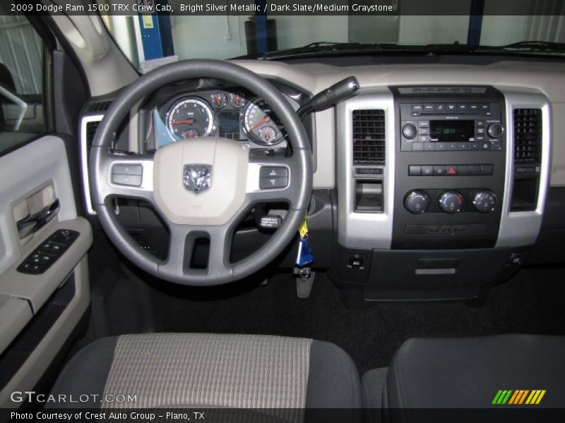 Bright Silver Metallic / Dark Slate/Medium Graystone 2009 Dodge Ram 1500 TRX Crew Cab