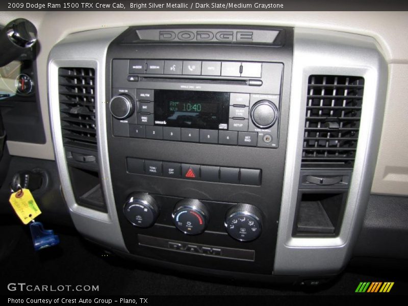 Bright Silver Metallic / Dark Slate/Medium Graystone 2009 Dodge Ram 1500 TRX Crew Cab