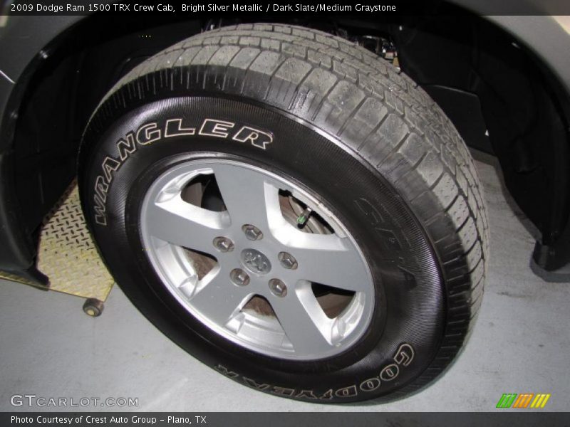 Bright Silver Metallic / Dark Slate/Medium Graystone 2009 Dodge Ram 1500 TRX Crew Cab