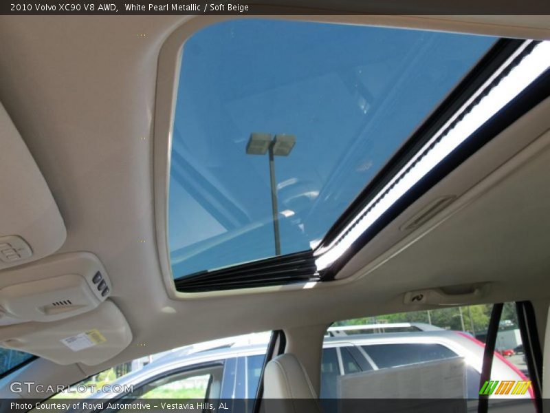 White Pearl Metallic / Soft Beige 2010 Volvo XC90 V8 AWD