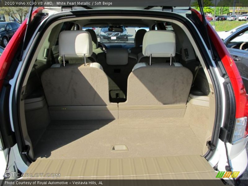 White Pearl Metallic / Soft Beige 2010 Volvo XC90 V8 AWD