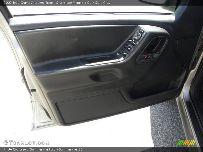 Silverstone Metallic / Dark Slate Gray 2002 Jeep Grand Cherokee Sport