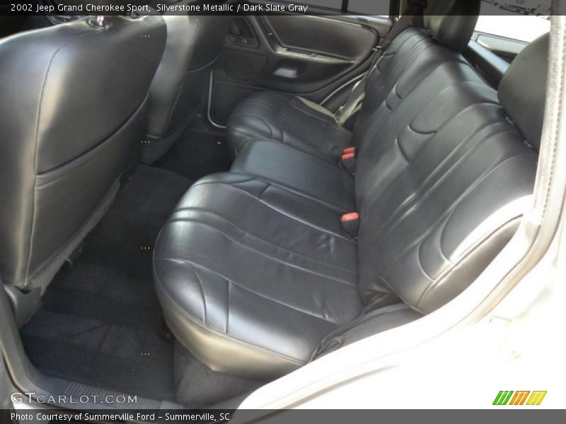 Silverstone Metallic / Dark Slate Gray 2002 Jeep Grand Cherokee Sport