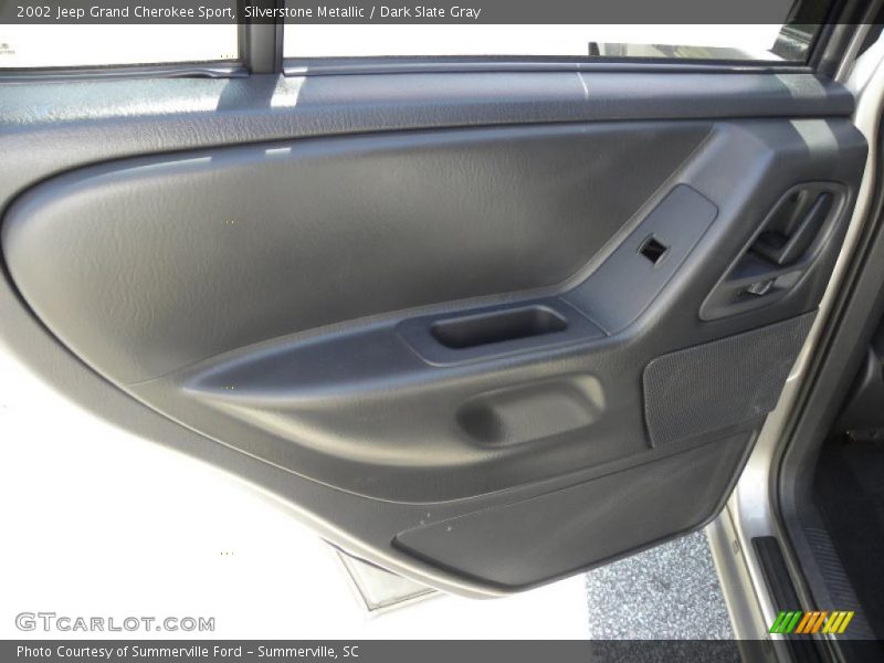 Silverstone Metallic / Dark Slate Gray 2002 Jeep Grand Cherokee Sport