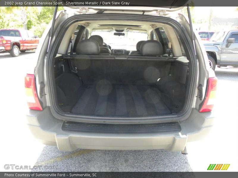Silverstone Metallic / Dark Slate Gray 2002 Jeep Grand Cherokee Sport