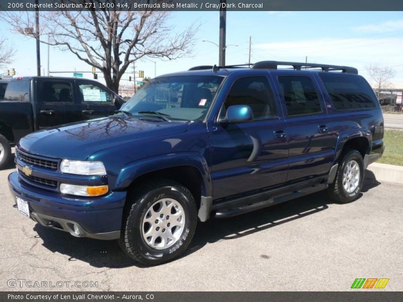 Bermuda Blue Metallic / Gray/Dark Charcoal 2006 Chevrolet Suburban Z71 1500 4x4