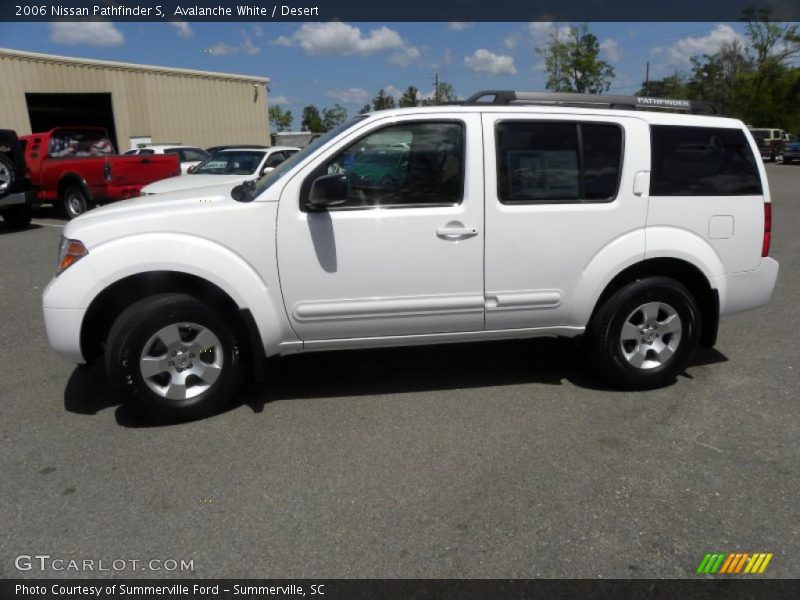 Avalanche White / Desert 2006 Nissan Pathfinder S
