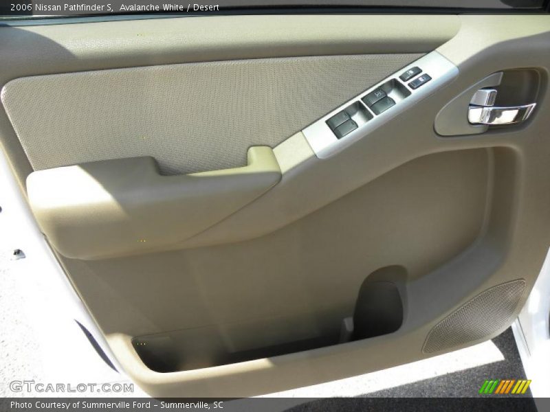 Avalanche White / Desert 2006 Nissan Pathfinder S