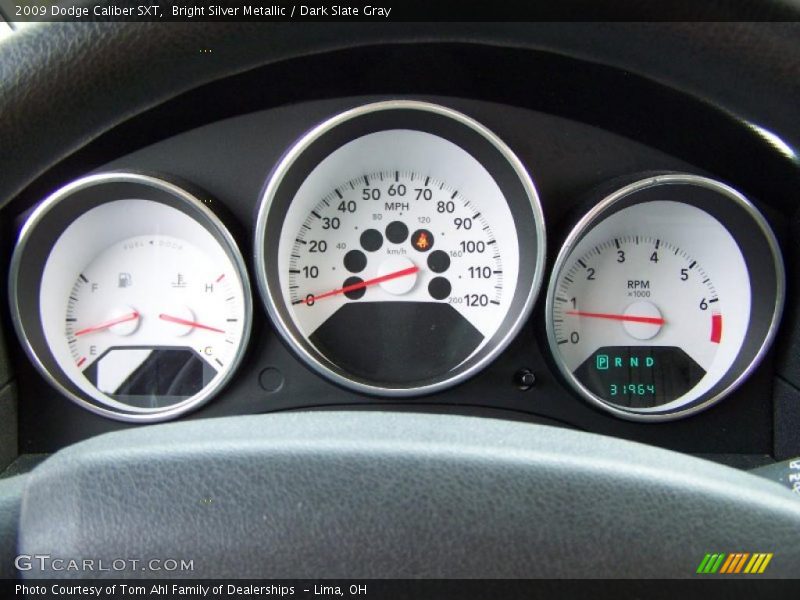 Bright Silver Metallic / Dark Slate Gray 2009 Dodge Caliber SXT
