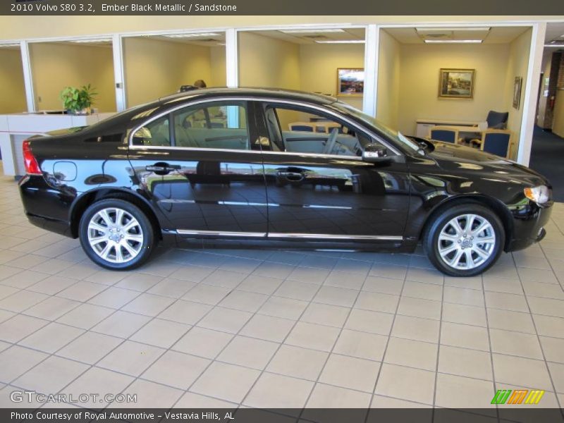 Ember Black Metallic / Sandstone 2010 Volvo S80 3.2