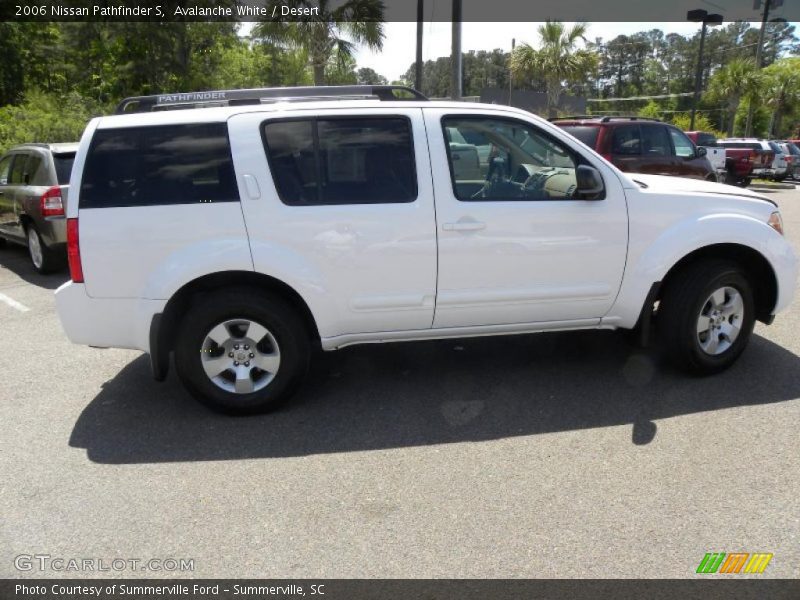 Avalanche White / Desert 2006 Nissan Pathfinder S