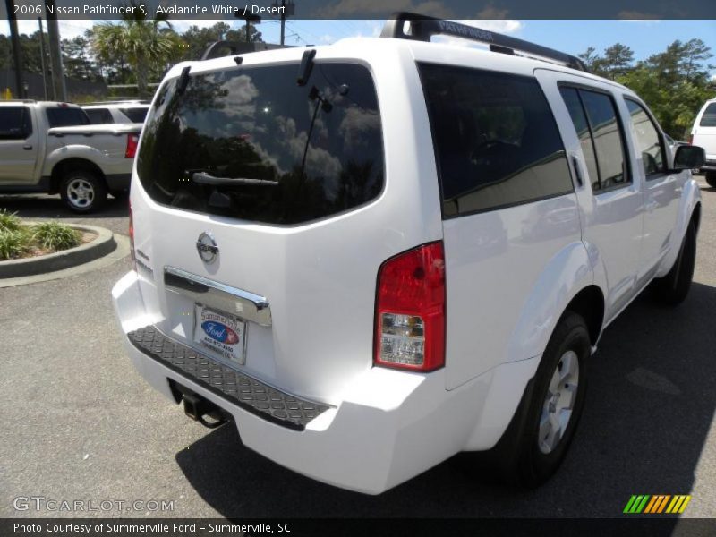 Avalanche White / Desert 2006 Nissan Pathfinder S